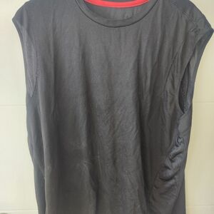 Black Sleeveless Men's Shirt